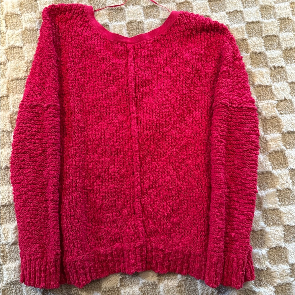 Free People sweater Women's V-Neck - pink - Picture 2 of 4
